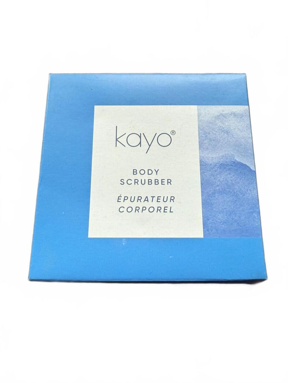 Kayo - Body Scrubber - Soft Sided, Blue, Limited Edition, Sold Out - NEW IN BOX